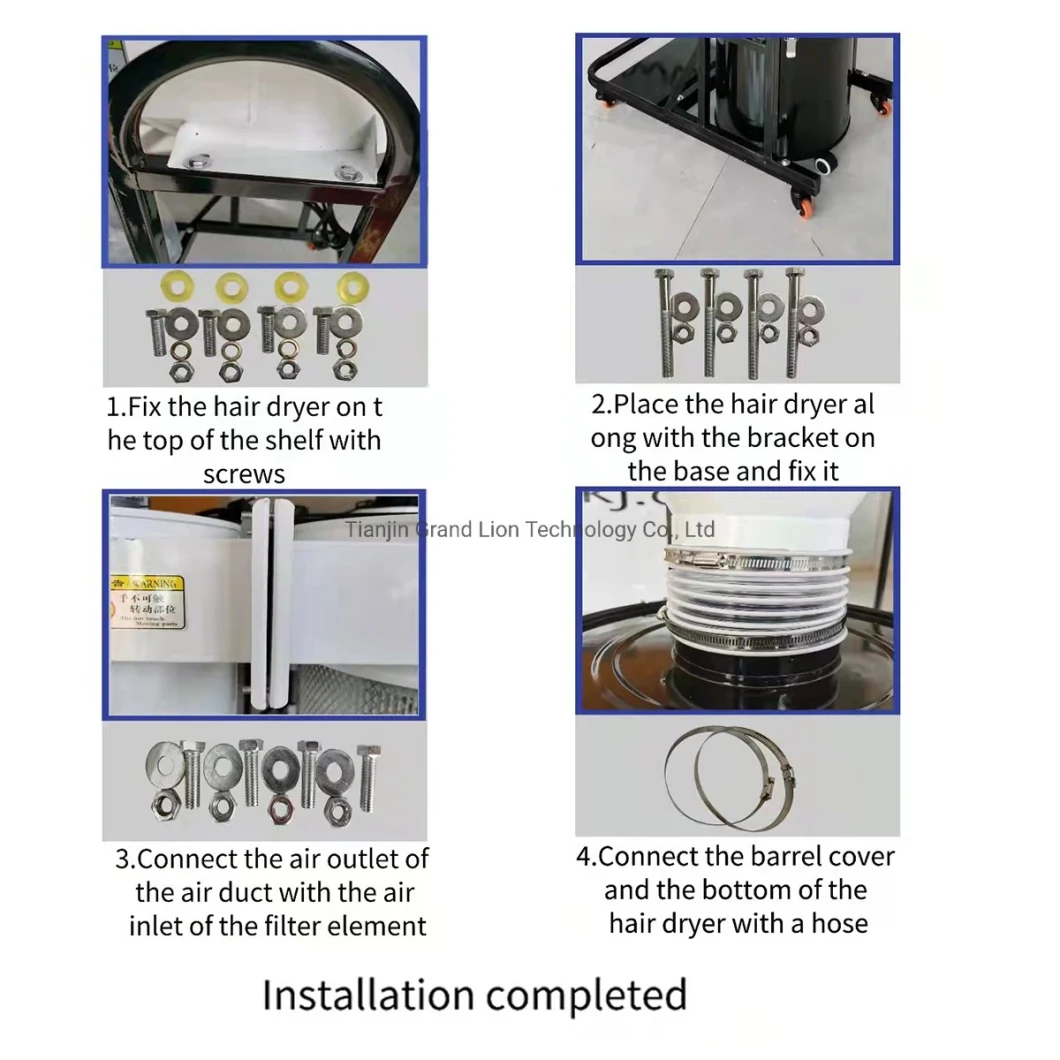 1.5kw 2.2kw 3kw Hot Selling Mini Dust Collector with Low Noise