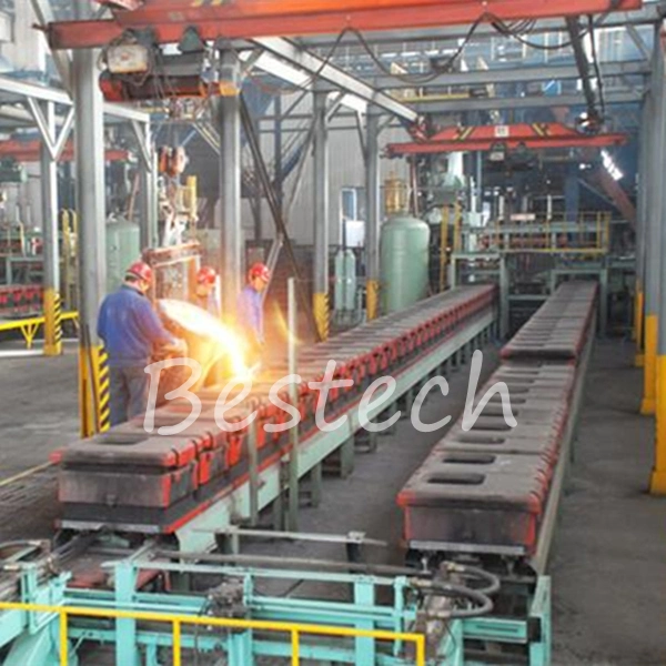 Foundry Clay Green Sand Process Treatment Production Line for Sand Casting