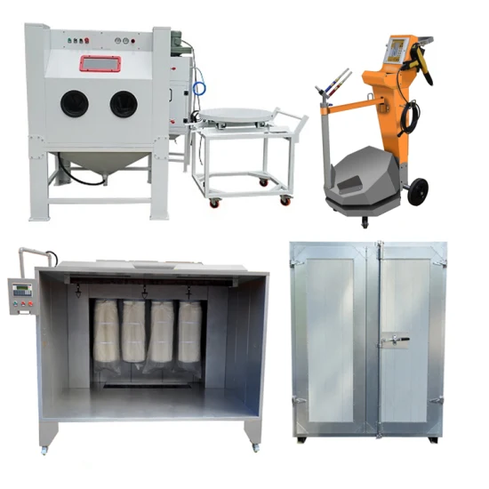 Wheel Powder Coating and Sand Blasting Machine System