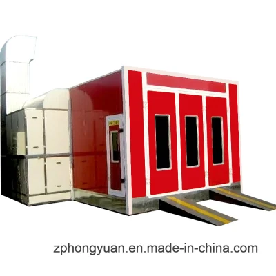 Hongyuan China Direct Factory and Manufacturer CE Approved China Factory Direct Supply Car Painting Room Price with Diesel Gas Burner Oil Burner and Infrared He